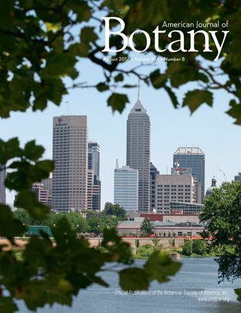 Photo: cover photo of American Journal of Botany August 2017