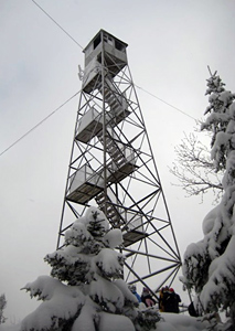 fire tower, Winter Ecology 2011