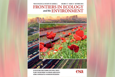 2019 Frontiers in Ecology and the Environment front cover