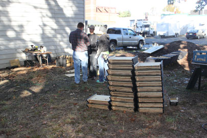 Photo:  bat house building day