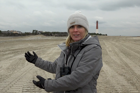 Photo: Brooke Maslo at the Barnegat Lighthouse