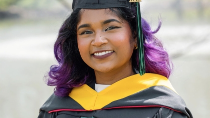EOF Graduate and Student Speaker Amanda Bachan