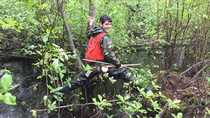 Bernard Isaacson in the Pinelands