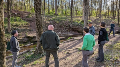 SEBS accreditation site visit by members of the Society of American Foresters