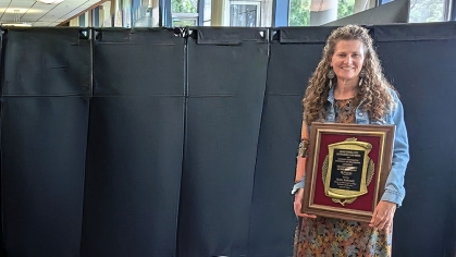 Katie Bobowski CCAA awardee 2025