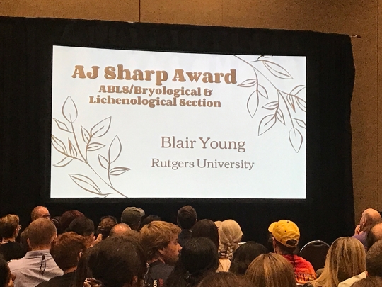 Blair Young's presentation
