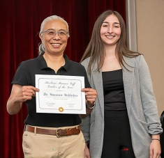 Suzanne Sukhdeo and Carlie Johanning