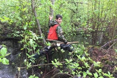 Bernard Isaacson in the Pinelands